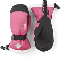 Hestra Gauntlet CZone Jr. Mitt - Fuchsia & Ivory